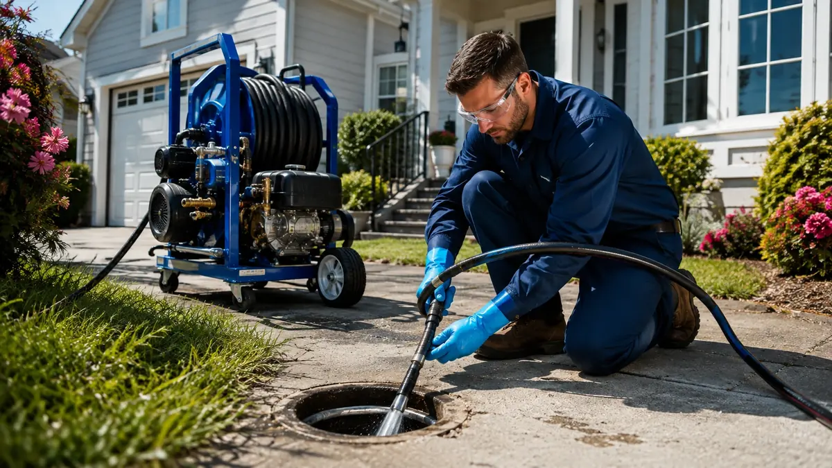 Residential Hydro Jet Drain Cleaning in San Mateo